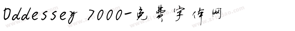 Oddessey 7000字体转换
